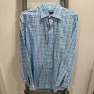 Vineyard Vines Classic Fit Tucker Shirt size Large